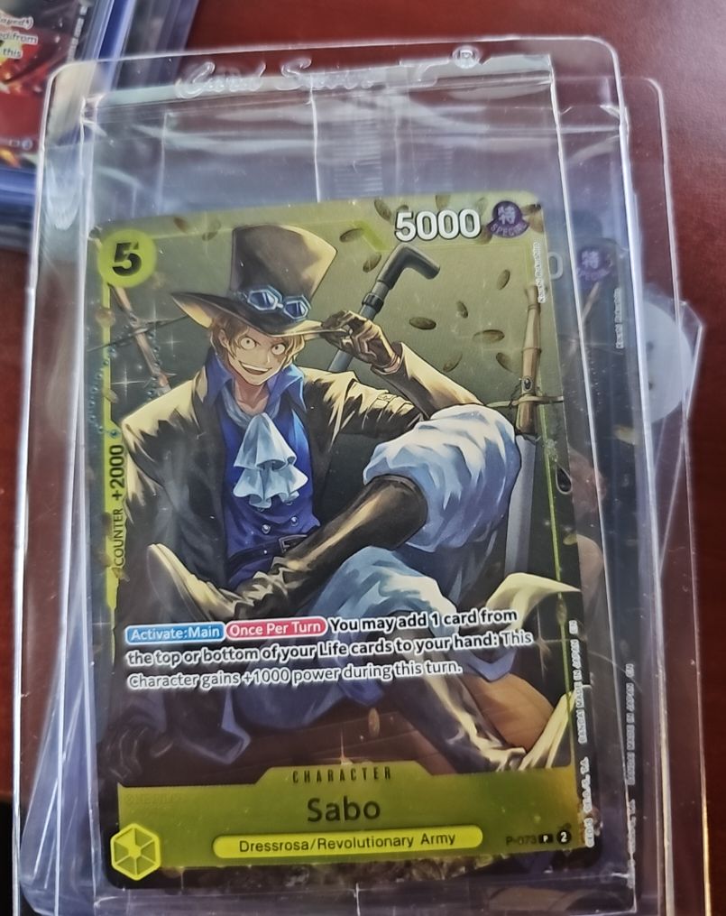 One Piece P-073 Sabo Tin Pack Set Vol. 2 Promo — front