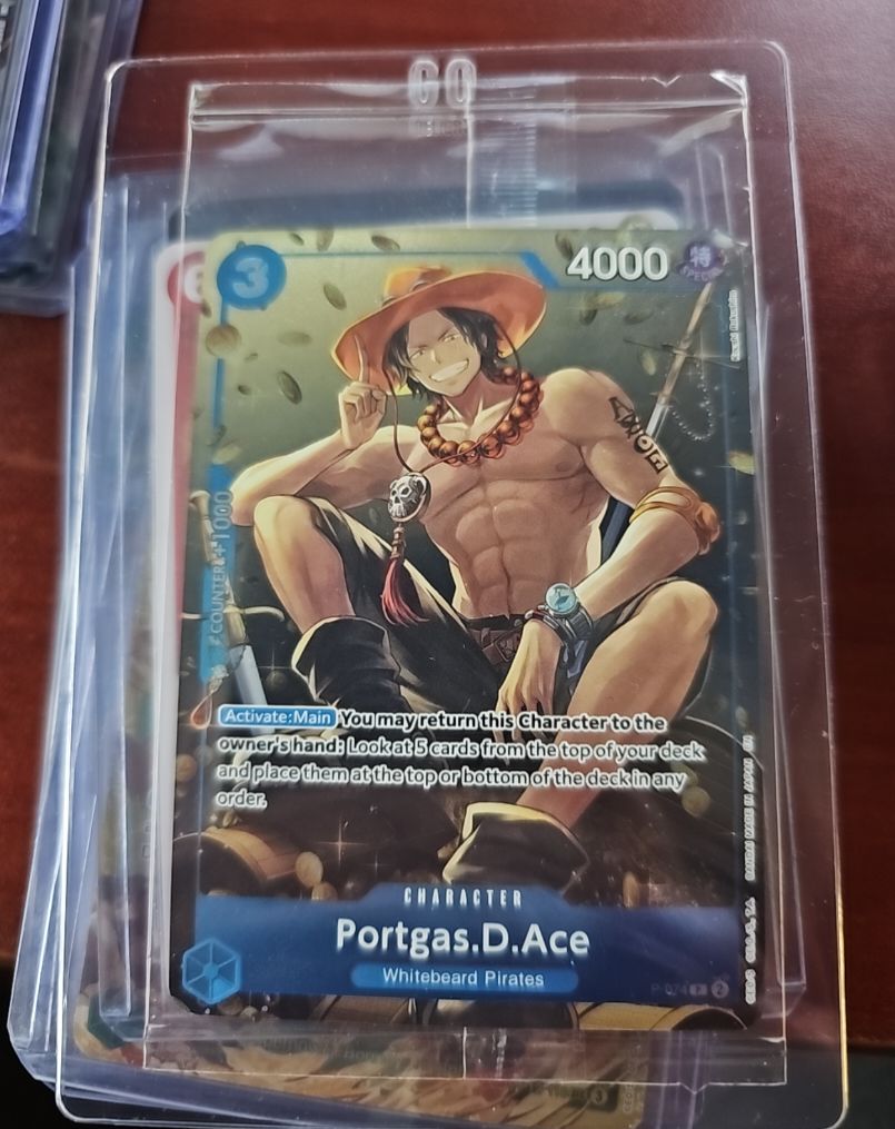 2023 One Piece Card Game P-074 Portgas D. Ace — front
