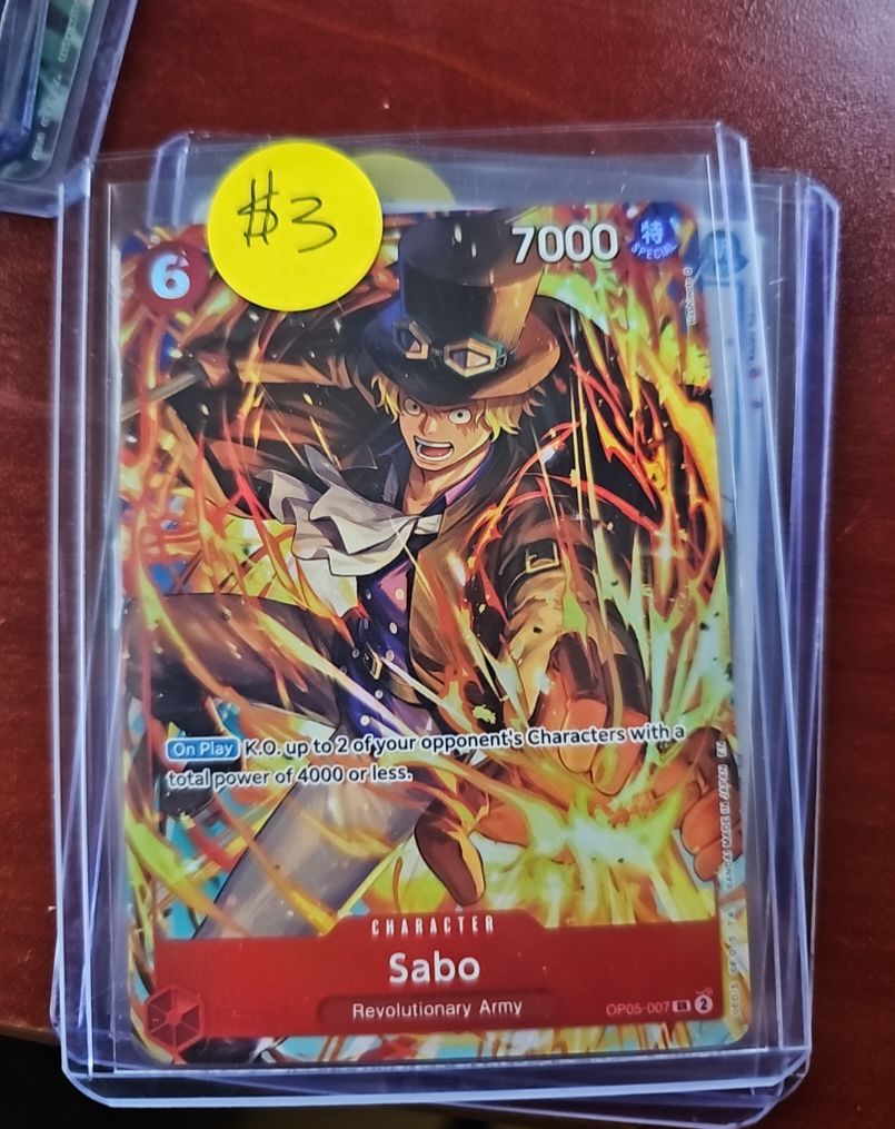One Piece TCG OP05-007 Sabo Illustration Box Vol.5 — front
