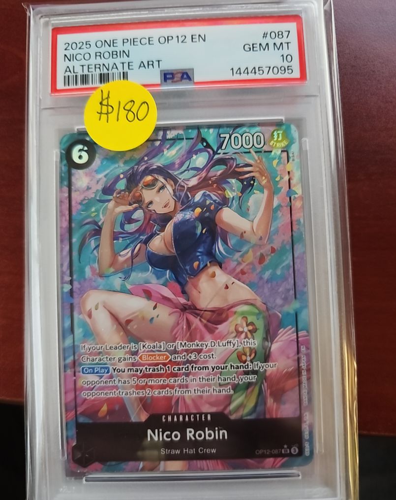 2025 One Piece OP12-087 Nico Robin Alternate Art — front