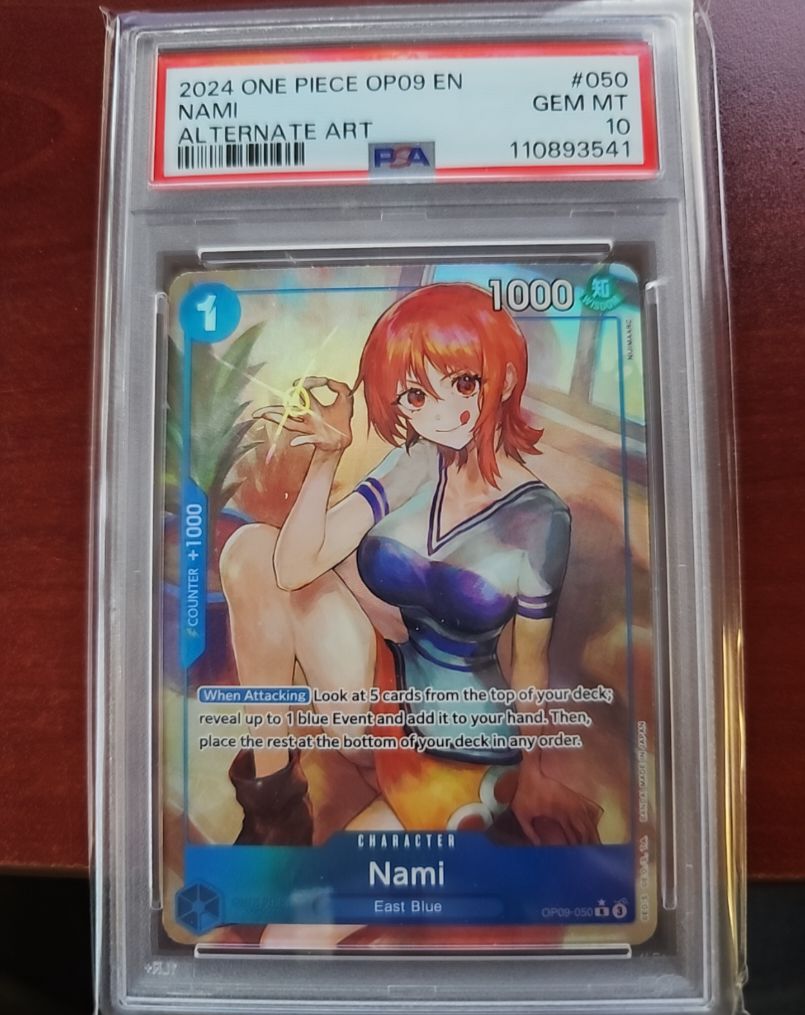 2024 One Piece OP09-050 Nami Alternate Art — front