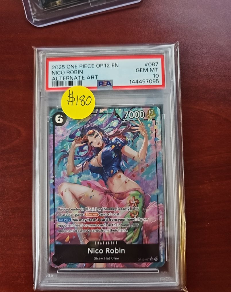 2025 One Piece OP12-087 Nico Robin Alternate Art — front