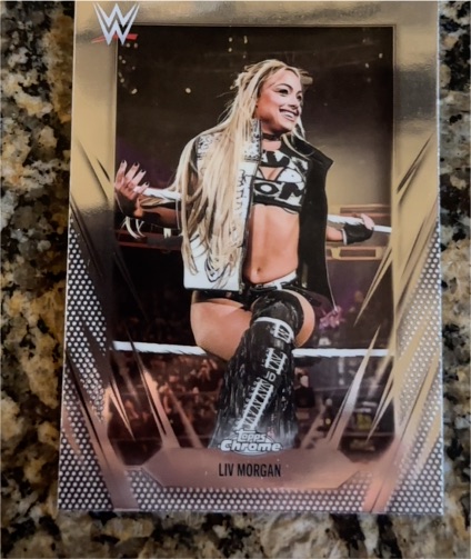 2026 Topps Chrome WWE #17 Liv Morgan — front