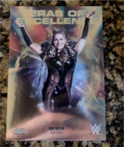 2026 Topps Chrome WWE #ERA-5 Natalya Eras of Excellence Insert — front