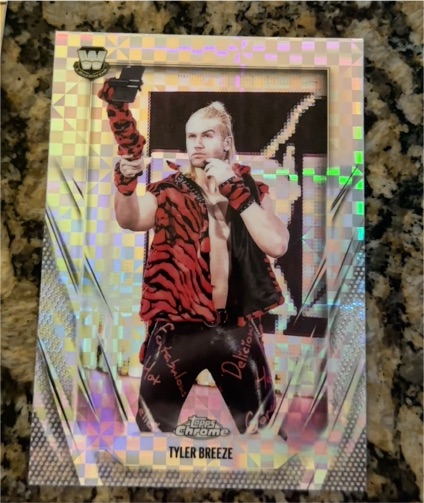 2026 Topps Chrome WWE #91 Tyler Breeze — front