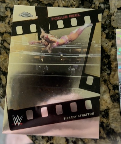 2026 Topps Chrome WWE #FR-19 Tiffany Stratton Focus Reel — front