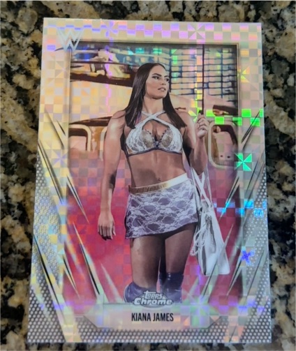 2026 Topps Chrome WWE #82 Kiana James — front