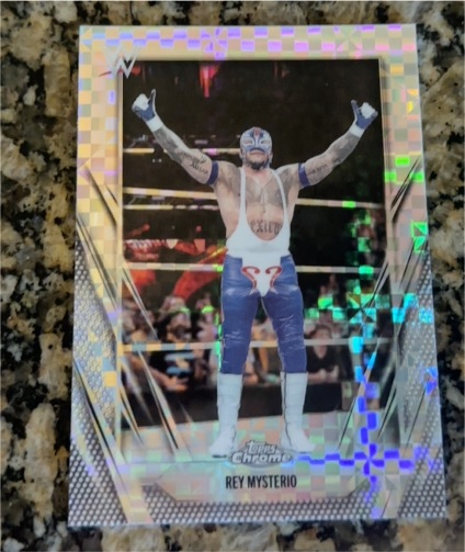 2026 Topps Chrome WWE #97 Rey Mysterio — front