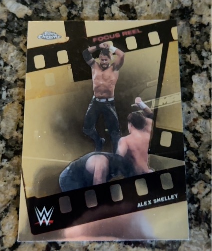 2026 Topps Chrome WWE #FR-25 Alex Shelley Focus Reel — front