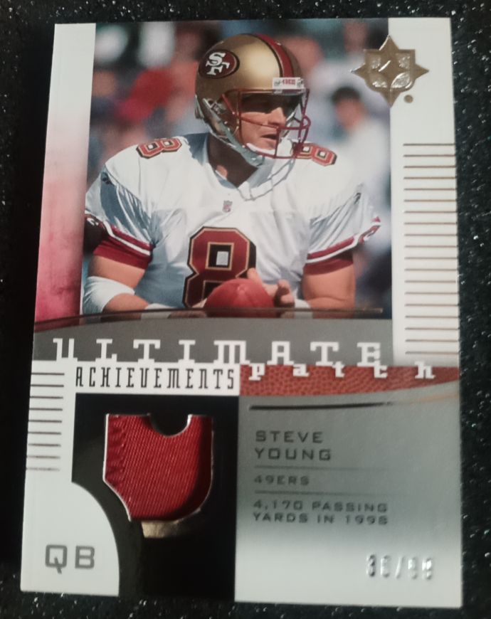 2007 Upper Deck Ultimate Collection Ultimate Achievements #53 Steve Young — front