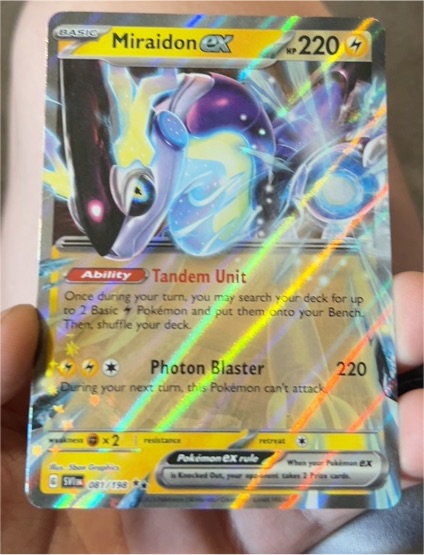 2023 Pokémon Scarlet & Violet #081 Miraidon ex — front