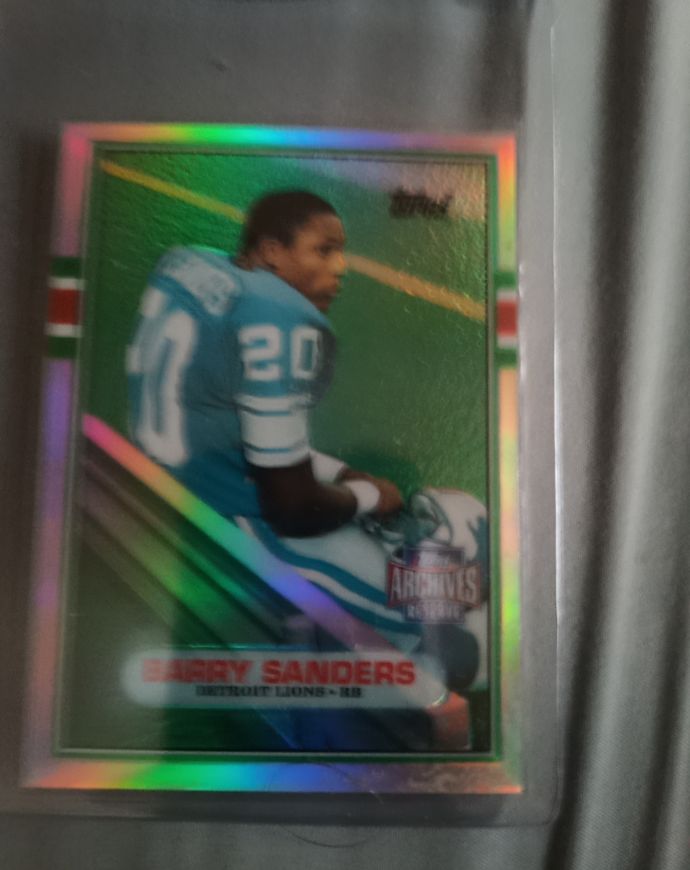 2001 Topps Archives Reserve #25 Barry Sanders — front
