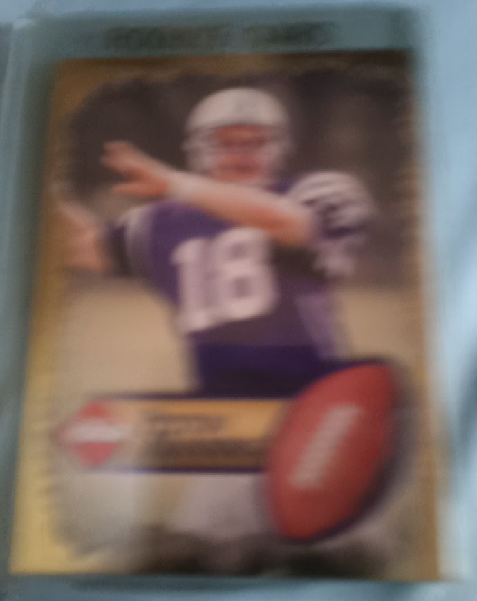 1998 Collector's Edge First Place #NNO Peyton Manning Gold Foil Colts Rookie — front