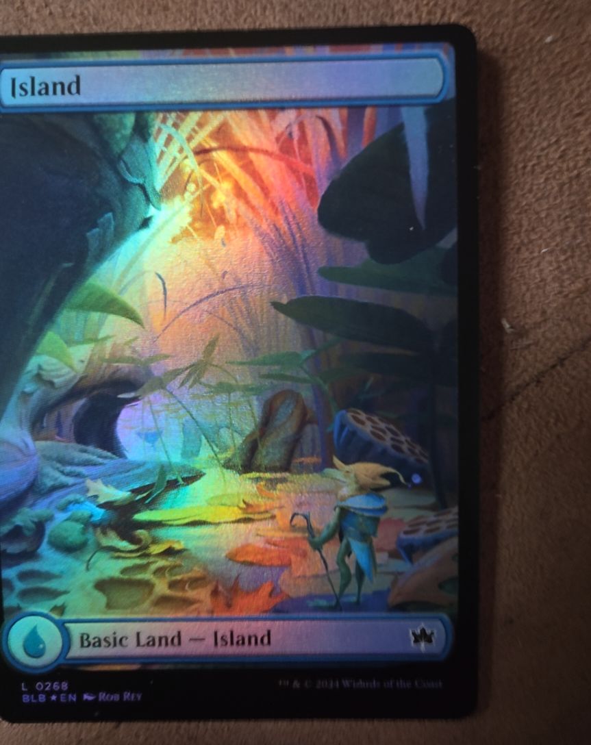 2021 Magic: The Gathering #266 Island Bloomburrow — front