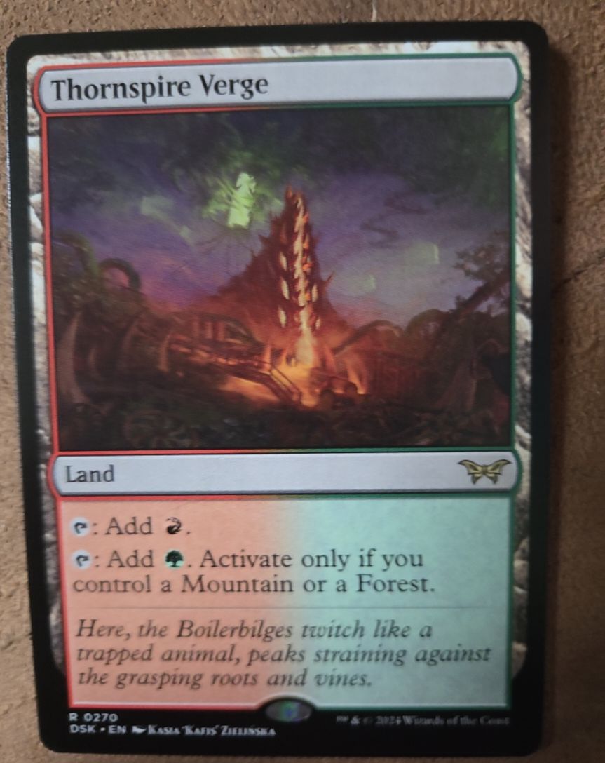 2021 Magic: The Gathering #270 Thornspire Verge — front