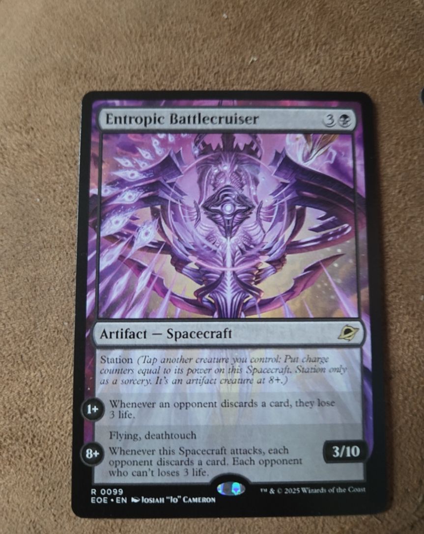 2025 Magic: The Gathering #99 Entropic Battlecruiser — front