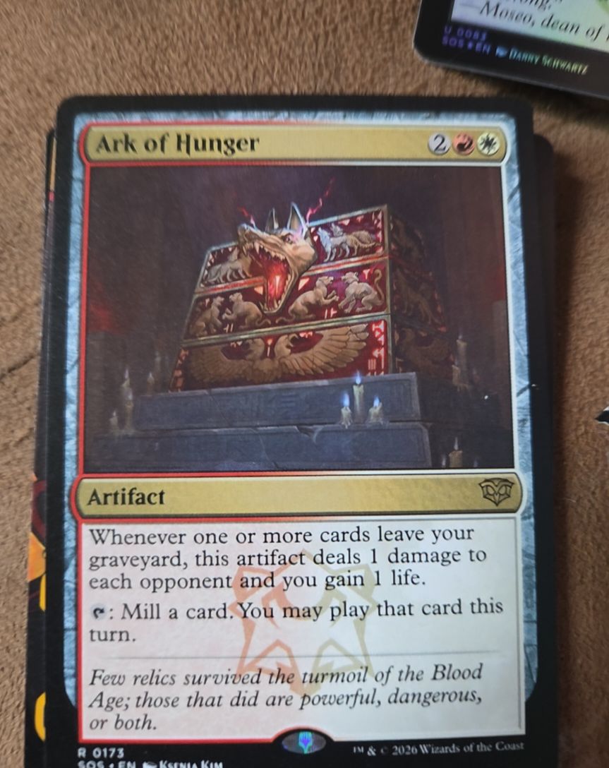 2026 Magic: The Gathering #173 Ark of Hunger — front