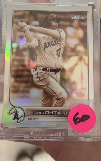 2022 Topps Chrome #1 Shohei Ohtani Sepia Refractor — front