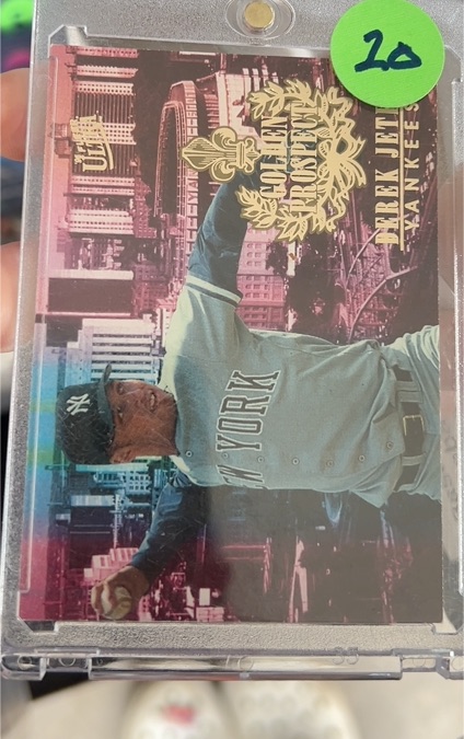 1996 Fleer Ultra Golden Prospect #8 Derek Jeter — front
