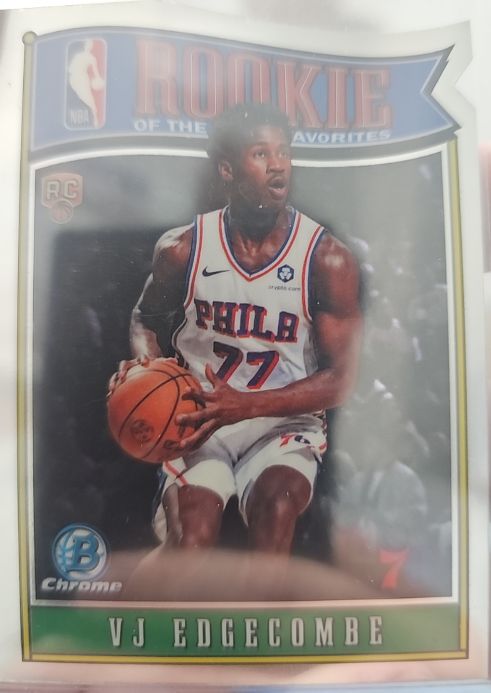 2025 Bowman Chrome #RY-3 VJ Edgecombe Rookie of the Year Favorites — front