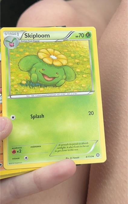 2016 Pokémon XY Steam Siege #4 Skiploom — front