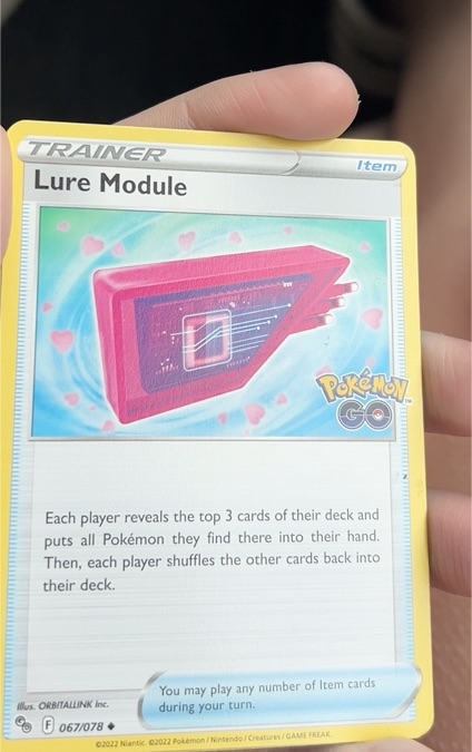 2022 Pokémon GO #067 Lure Module — front