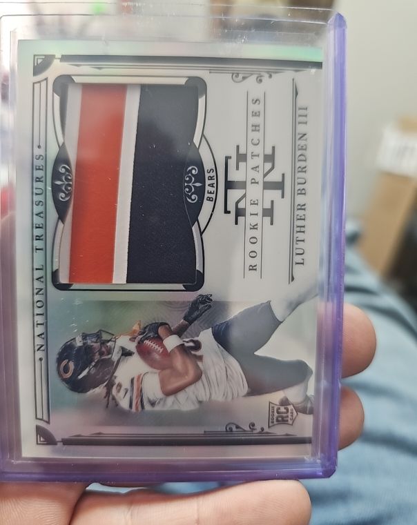 2025 Panini National Treasures #6 Luther Burden III Rookie Patch — front