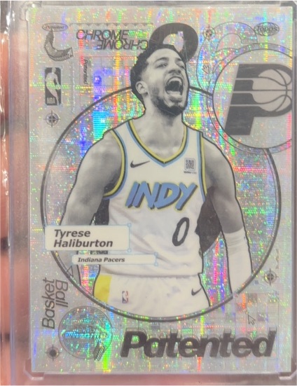 2025-26 Topps Chrome #PD-1 Tyrese Haliburton Patented — front