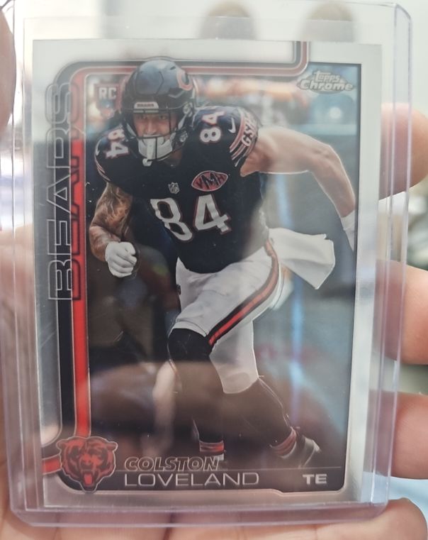 2025 Topps Chrome #345 Colston Loveland — front