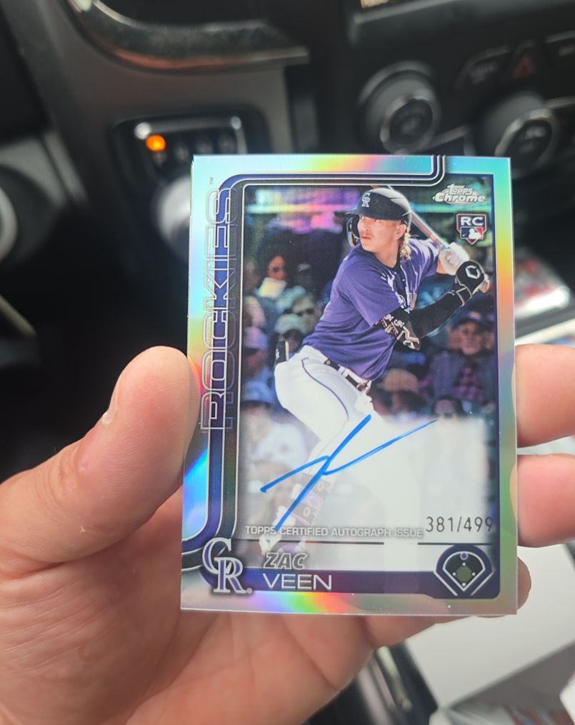 2025 Topps Chrome Update #RA-ZV Zac Veen — front