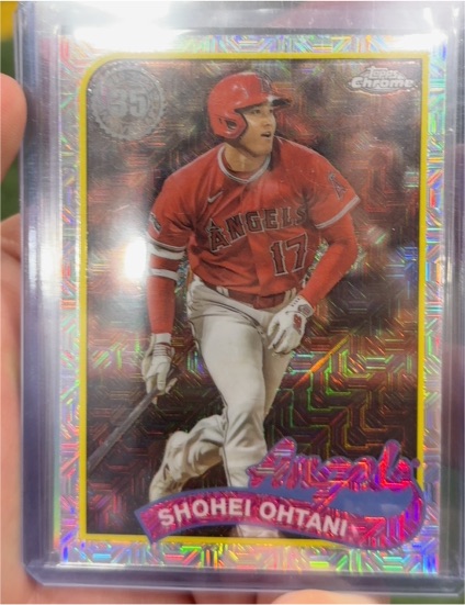 2024 Topps Series 1 - 1989 Topps Chrome Silver Pack #T89C-73 Shohei Ohtani — front