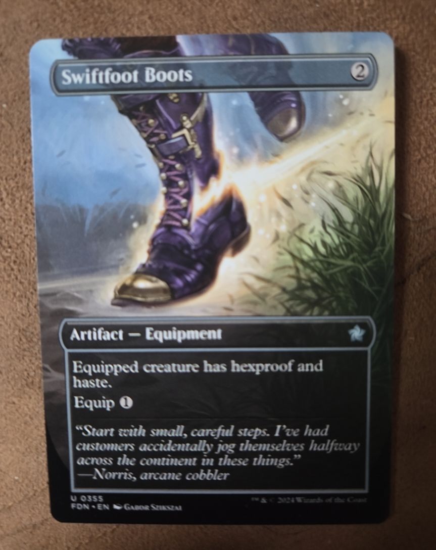 2021 Magic: The Gathering #0355 Swiftfoot Boots — front
