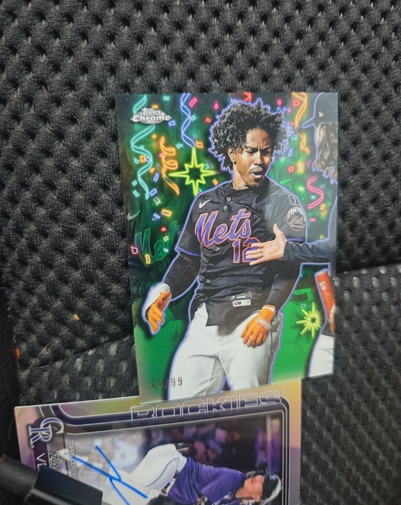 2025 Topps Chrome Update #CT-13 Francisco Lindor Celebracion — front