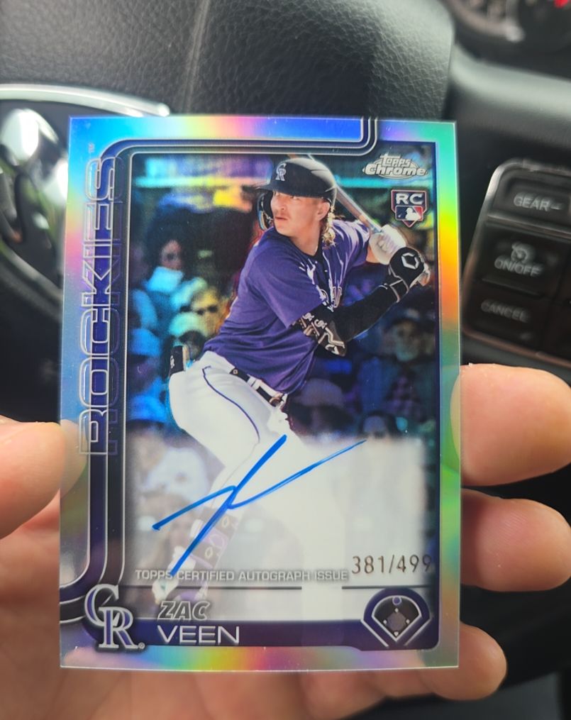 2025 Topps Chrome #RA-ZV Zac Veen — front