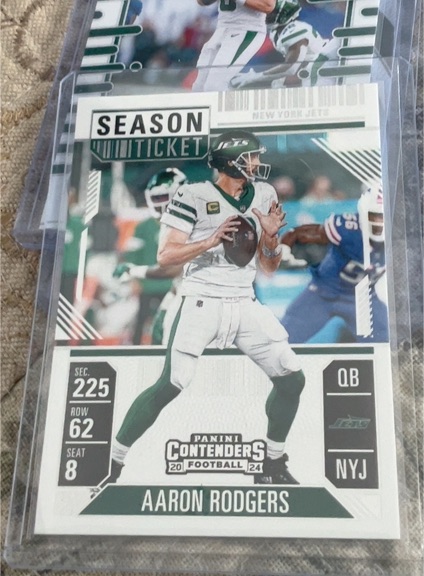 2024 Panini Contenders Season Ticket #78 Aaron Rodgers — front
