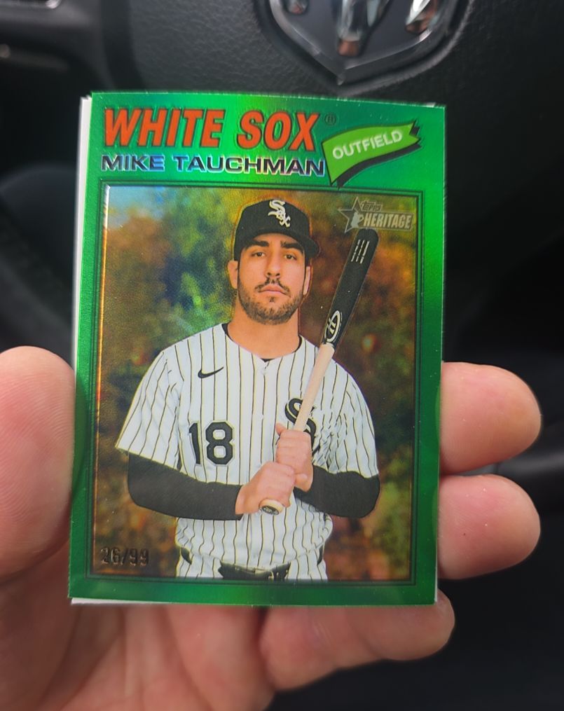 2026 Topps Heritage #90 Mike Tauchman — front