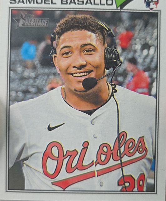 2026 Topps Heritage #175 Samuel Basallo — front