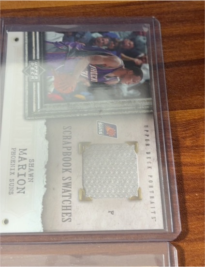 2005-06 Upper Deck Slam Dunk Swatches #SL-SM Shawn Marion — front