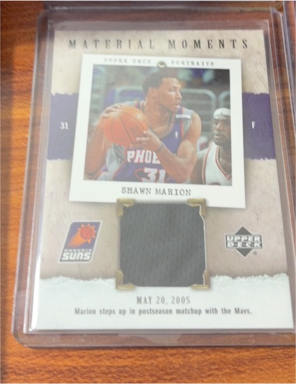 2006-07 Upper Deck Rookie Debut Materialization #MT-SH Shawn Marion — front