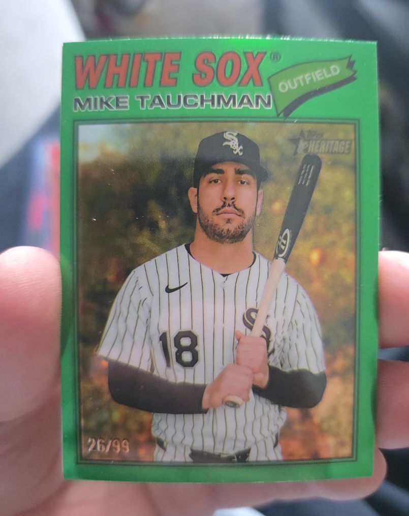 2026 Topps Heritage #90 Mike Tauchman — front