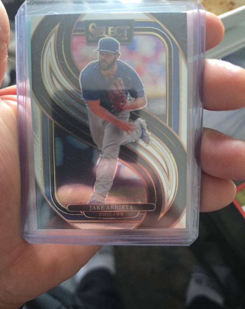 2025 Panini Select Premier Level #114 Jake Arrieta — front