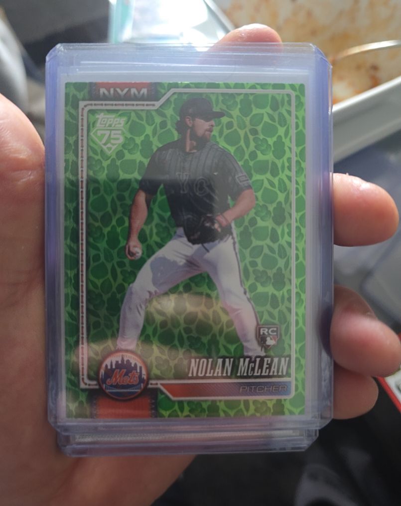 2026 Topps Series 1 #214 Nolan McLean — front