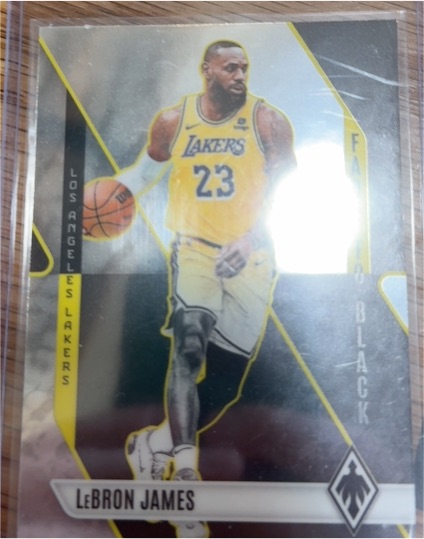 2023-24 Panini Phoenix #3 LeBron James Fade To Black — front