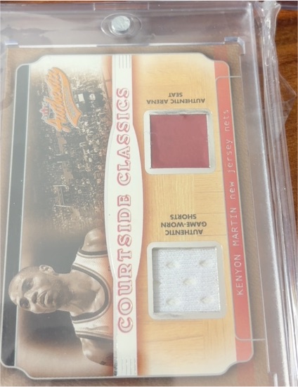 2001-02 Fleer Authentix Courtside Classics #CC JS Kenyon Martin — front