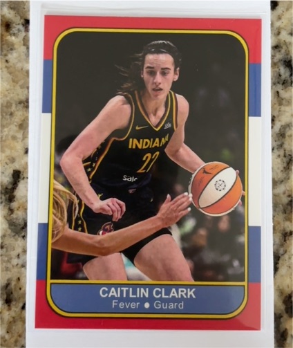 2024 SportsJournal Caitlin Clark Indiana Fever Red White and Blue Limited Edition #/1000 — front