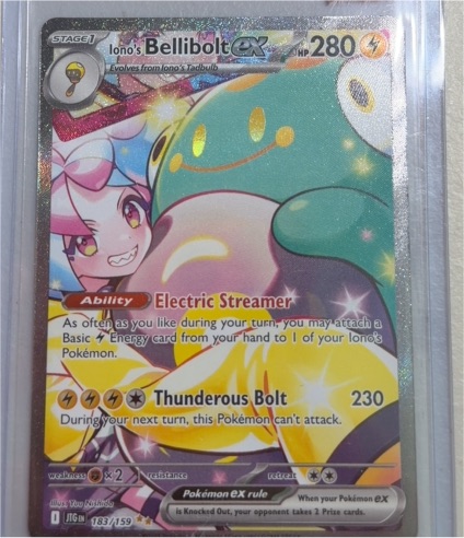 2023 Pokemon Journey Together #183 Iono's Bellibolt ex — front