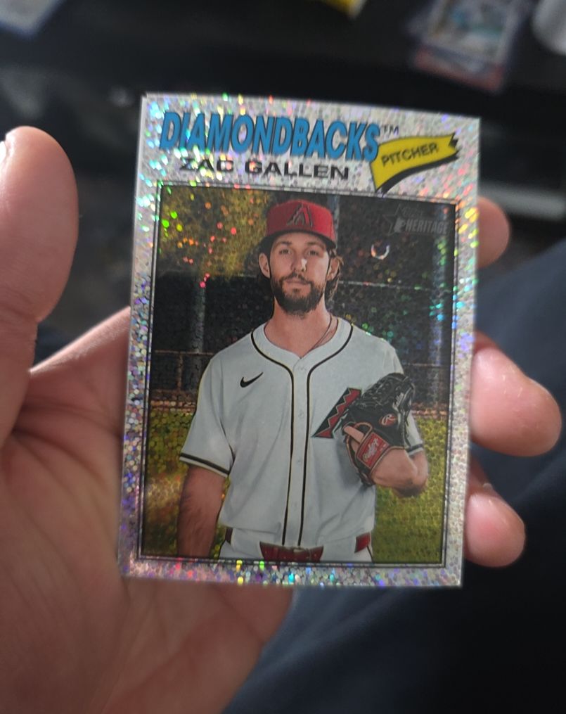 2026 Topps Heritage #254 Zac Gallen — front