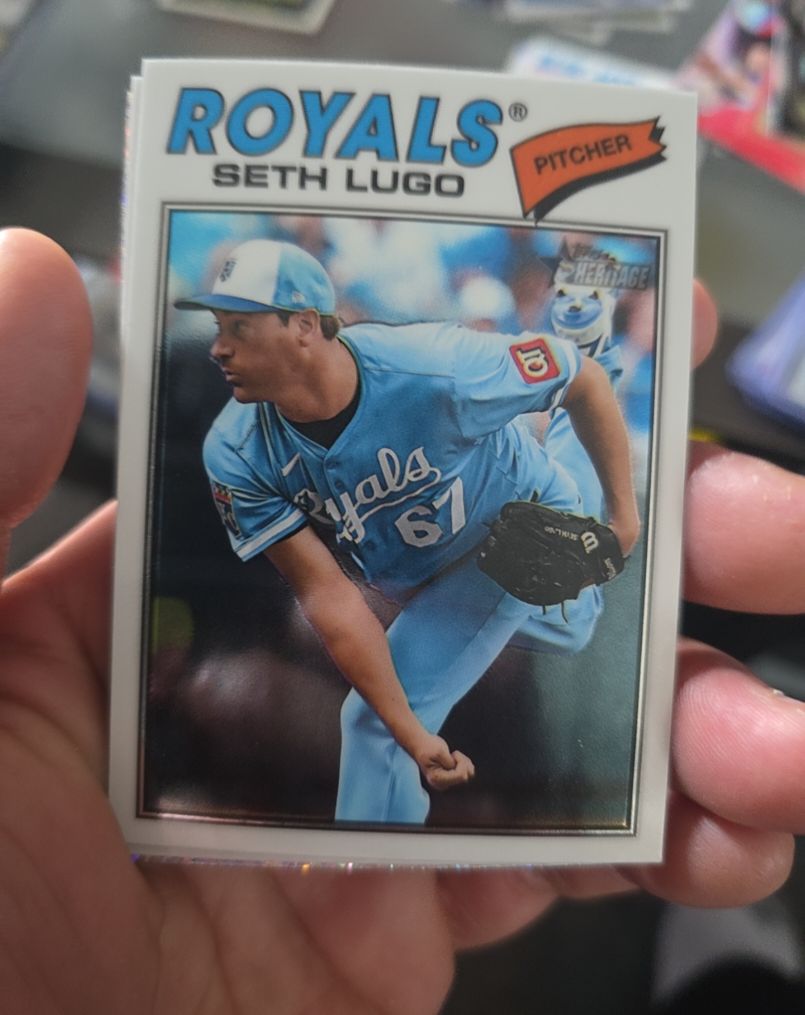 2026 Topps Heritage #192 Seth Lugo — front