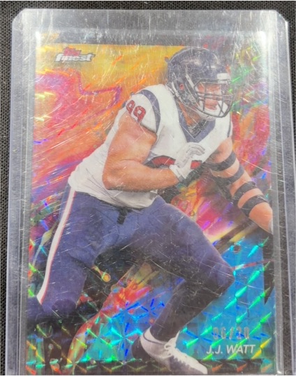 2024 Topps Finest #32 J.J. Watt — front