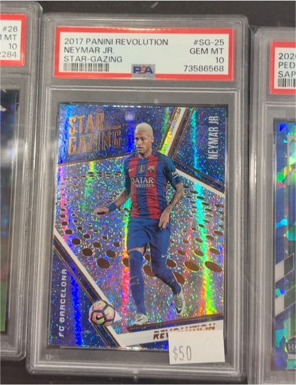 2017 Panini Revolution #SG-25 Neymar Jr. Star-Gazing — front